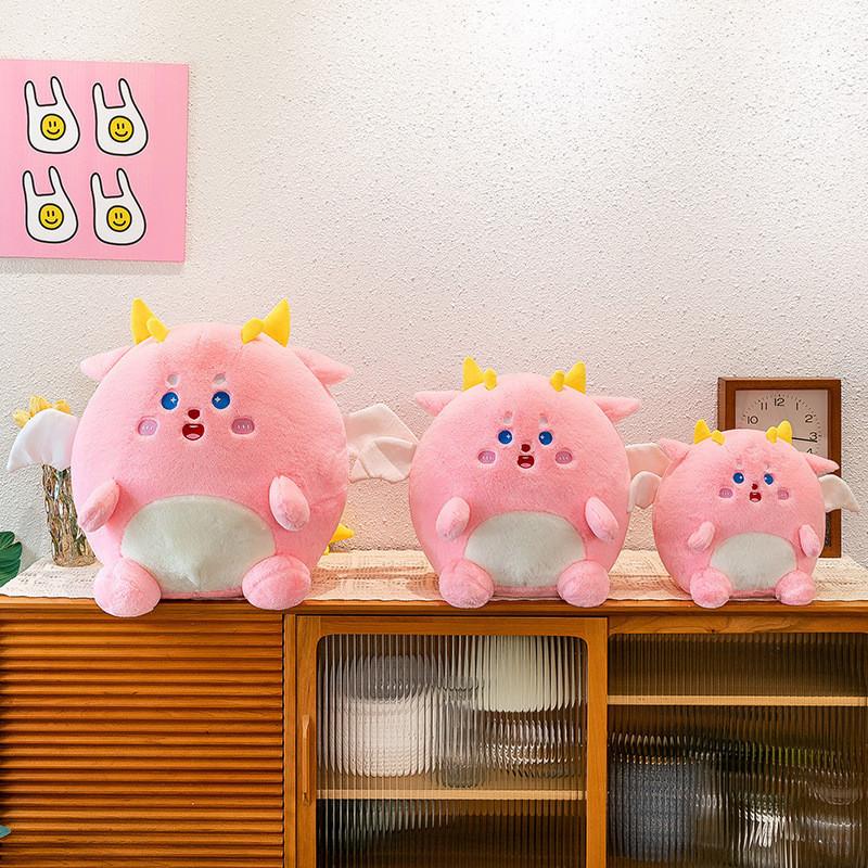 Очаровательная плюшевая игрушка-подушка в виде дракона, мягкая подушка из полипропиленового хлопка, идеальный подарок на день рождения для девочек