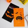 3pcsHalloween Gift Bags Pumpkin Ghost Spider Party Candy Bags Baking Cookies Chocolate Kraft Paper Packaging Bags Gift Storage B