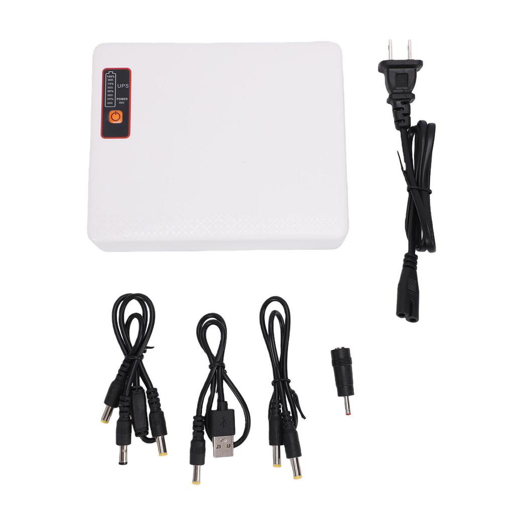 Mini UPS DC 20800mAh Battery Backup Uninterruptible Power Supply for Router Modem Security Camera USB Type C US Plug