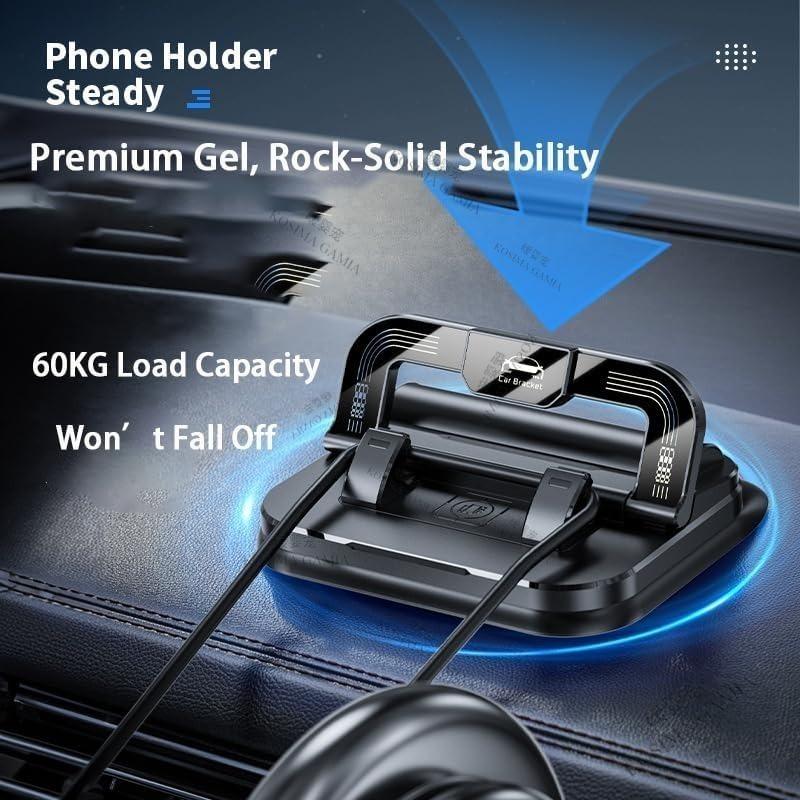 Car Phone Mount Universal Dashboard 360 Degree Rotation Phone Stand Mobile Phone Holder With Number Plate Car Accessories