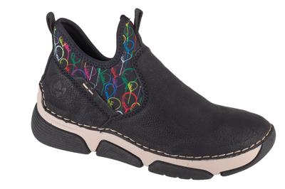 Ботинки, женские черные туфли на шнуровке