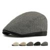 Мужской весенне-летний дышащий берет, британская ретро кепка с козырьком, кепка художника