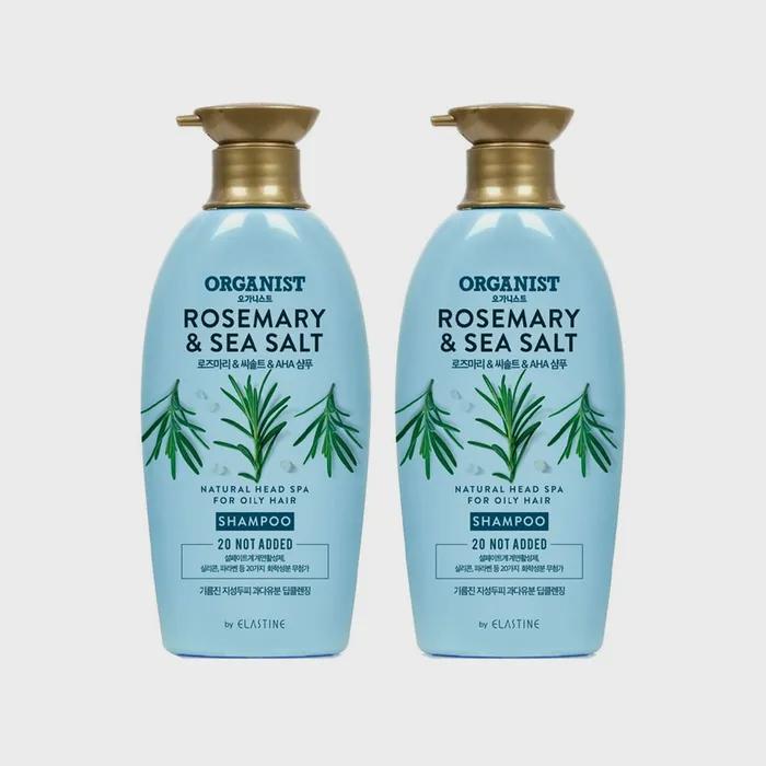 Elastin Organist Rosemary Deep Cleansing Shampoo 500ml (Vegan) X 2 pcs