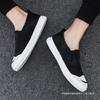 2024 лето новые мужские парусиновые туфли корейская версия повседневные студенческие туфли на одном ходу ленивые тканевые туфли трендовые мужские туфли