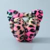 Ladies Girls Leopard Soft Plush Ear Muffs Ear Warmers Earflap Foldable Earmuffs