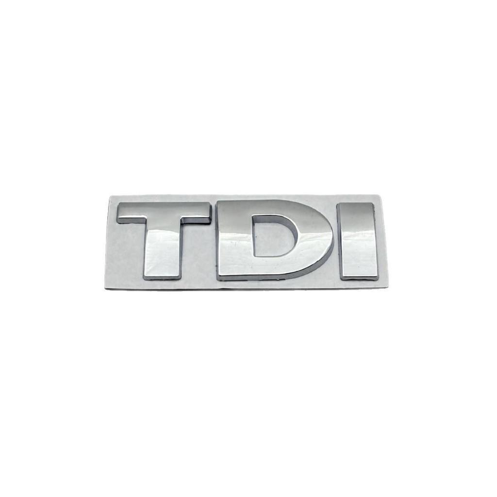 Металлические шильдики серии Volkswagen TDI: Наклейки на бок, заднюю часть, решетку радиатора и спортивные наклейки