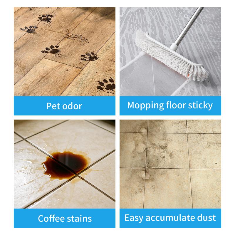Floor Cleaning Sheets 30pcs Dissolve in Water Remove Dirt Grime for Tile Marble Wood Floor Gentle Protection Deodorize