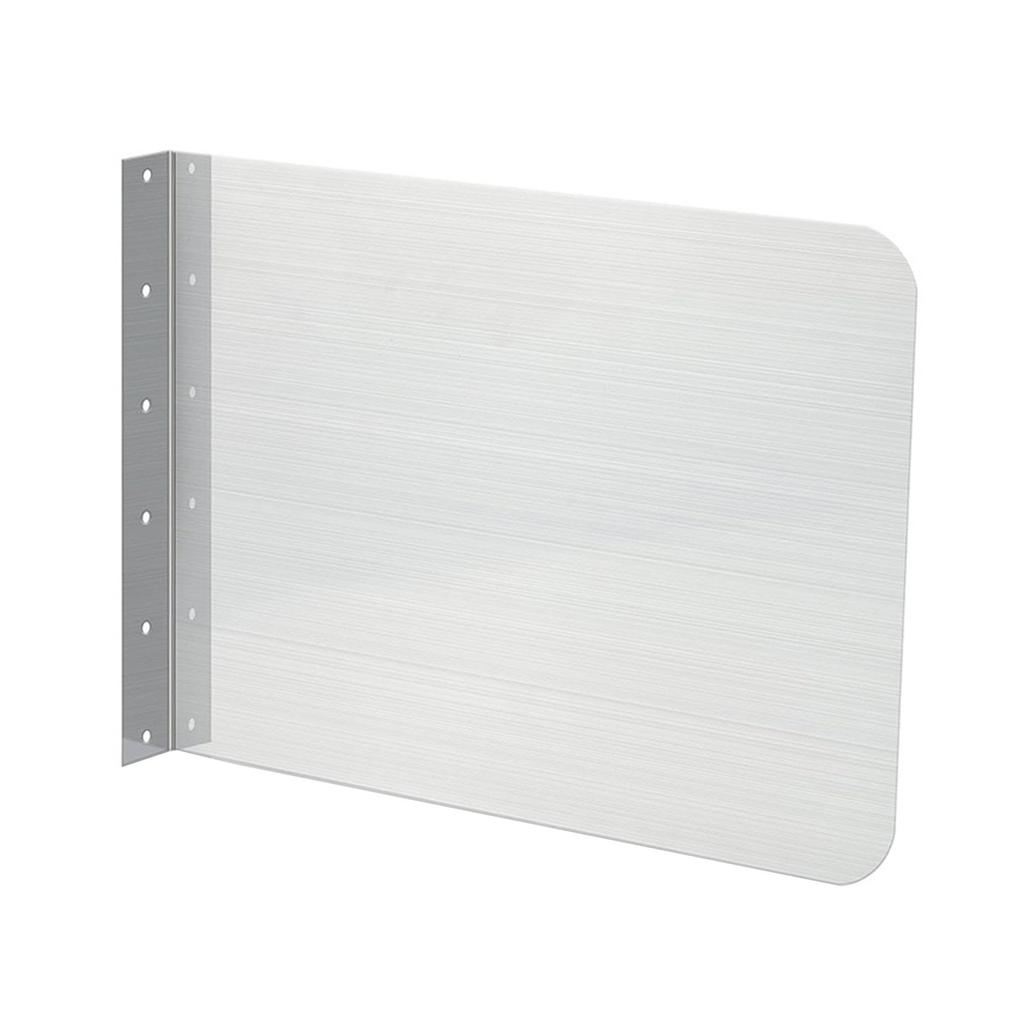 2pcs Sink Side Splash Guard Prevent Water Splashing Metal Guard for Kitchen Sink Accessories