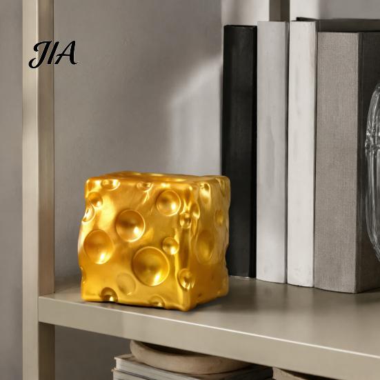 Сенсорные игрушки для снятия тревоги Золотой Сыр Игрушка-антистресс, Гигантский куб Сжималка Игрушка-декомпрессор Имитация еды Зажималка для снижения стресса и борьбы со скукой