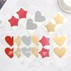 Love Heart Shape Scratch Card Sticker Scratch Coating Stickers Multifunctional Labels Self-adhesive
