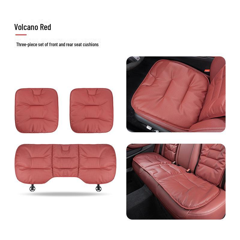 Универсальные вентилируемые подушки для автомобильных сидений из кожи наппа — всесезонные, дышащие, высококачественные, перфорированные, для всех моделей.