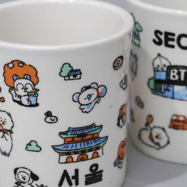 BT21 Кружка Seoul Edition (340 мл / 11,49 жидких унций.)