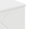 Bathroom Cabinet White 30 x 31.5 x 61 cm Engineered Wood & Metal