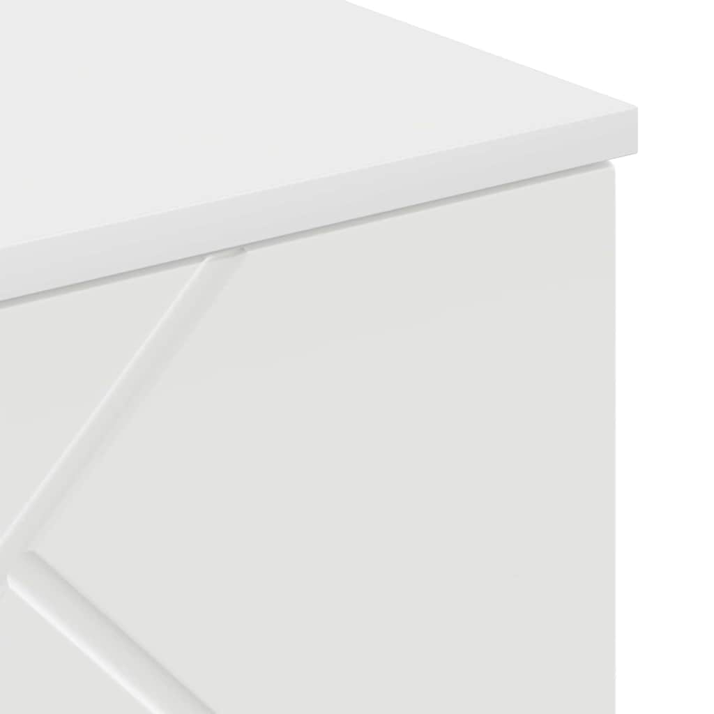 Bathroom Cabinet White 30 x 31.5 x 61 cm Engineered Wood & Metal