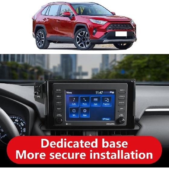 Автомобильный держатель для телефона LUNQIN подходит для Toyota RAV4 LX XLE 2019-2024 годов, Toyota RAV4 Mixing LE XLE SE Woodland XLE, Prime SE 2024 года, автомобильные аксессуары