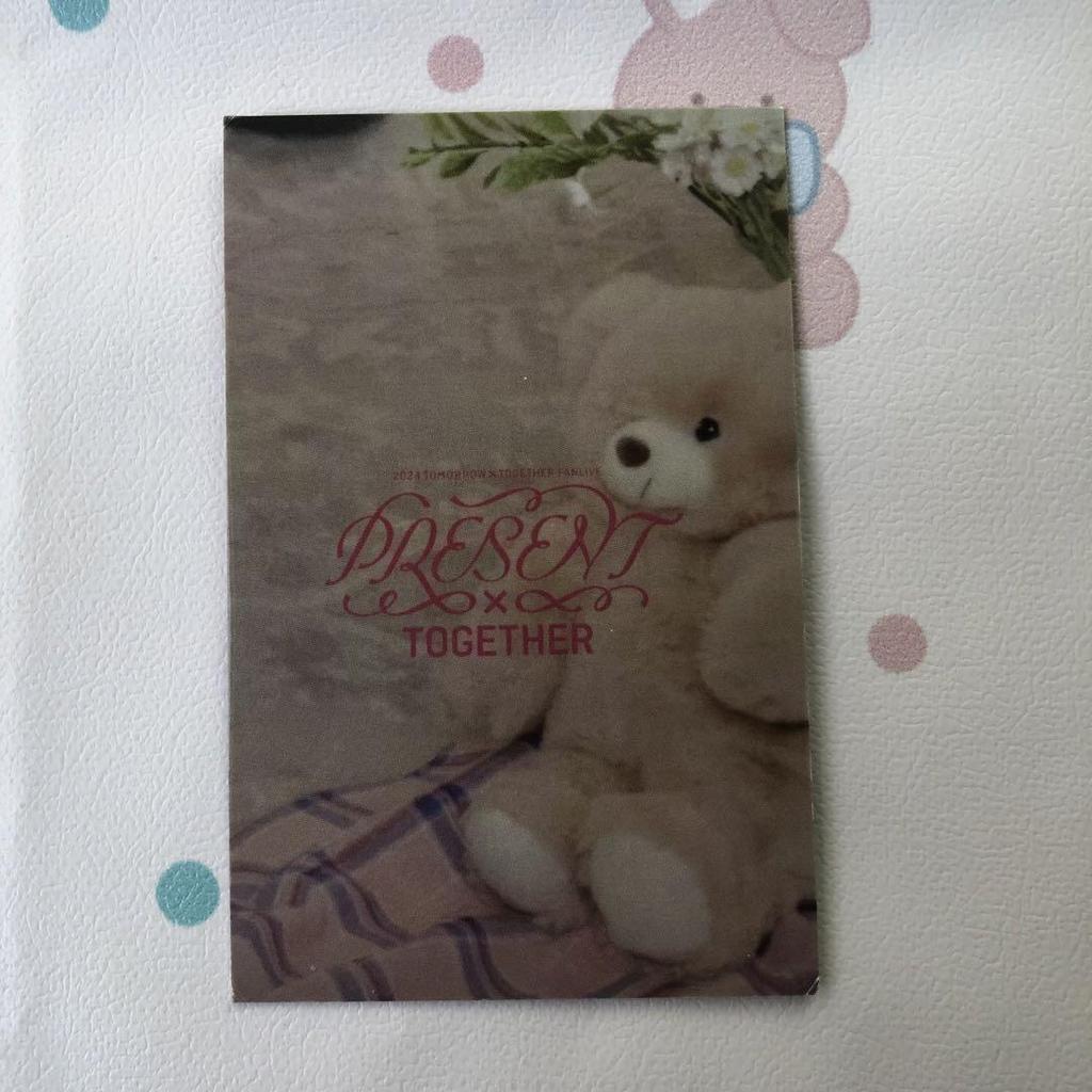 [Б/У] TXT Субин ФАНЛАЙВ MOAZONE Санок Фотокарточка