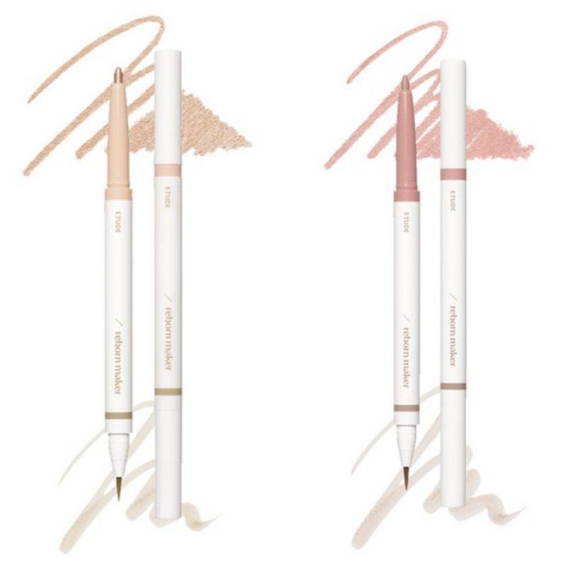 ETUDE Re-Creation Maker Двойная подводка и тени для век Aegyo-Sal 0,9 г – 2 цвета, Теплый / Холодный