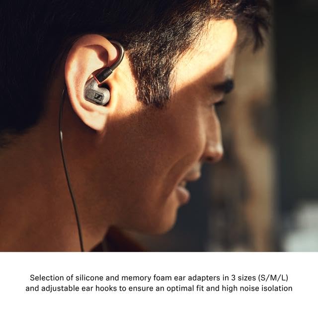 Проводные наушники Sennheiser IE 600 с динамическим каналом, аудиофайл High End MMCX, аморфный циркониевый материал, высокая звукоизоляция []