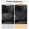 Car Logo Leather Arm Rest Protection Cushion Storage Pocket Auto Accessories For Benz CLS SLK Sport ML C200 C260 C300 W205 CITAN  o1