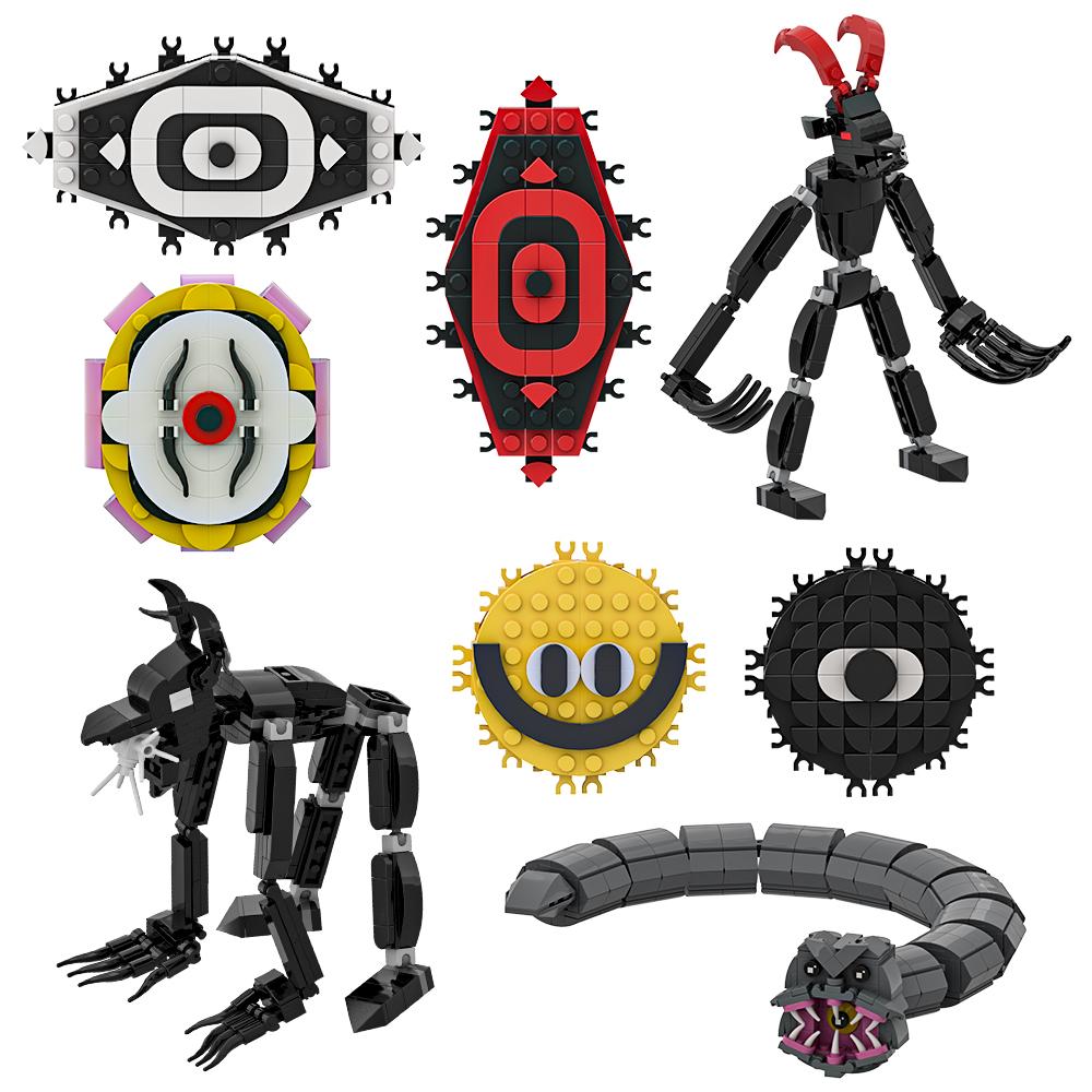 MOC Игра Robloxes Грейс Фигурка Модель Строительные Блоки Сущности Бульдозер Слайт Галерея Элкман Монстр Кукла Кирпичики Игрушка Подарок