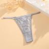 Кружевные трусики для женщин, сексуальные трусики-стринги бикини, нижнее белье с цветочным принтом, мягкое и дышащее нижнее белье