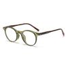 Retro Classic Women Anti Blue Light Eyewear Ultra Light Round Clear Lens Glasses Eye Protection Durable