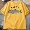 Who Understands! This Cat Has A Fish Like Body, Fun and Funny Short Sleeved Fashion, Summer Soft Children's Adult Cotton T-shirt