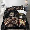 Афроамериканский Черный Комплект Пододеяльника King Queen Full SizeЧерный Комплект Постельного Белья для ПарыПодарок на День Рождения Рождество Комплект Пододеяльника