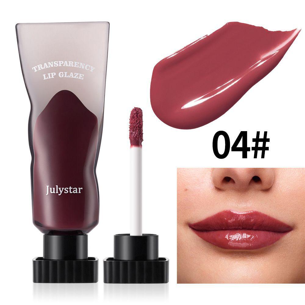 JULYSTAR Mirror Lipstick Lip Glaze Makeup Waterproof Non Stick Cup Tint Lasting Moisturizing Resistant Silky Lip Gloss