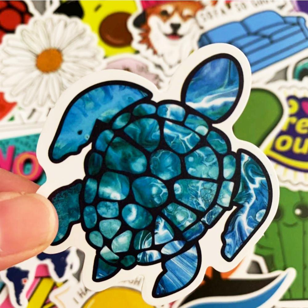 50 PCS Cartoon Simple VSCO Girls Kawaii Stickers for Chidren Toy Waterproof Sticker To DIY Car Decal