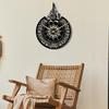 Настенные часы Современные металлические настенные часы Декор Бесшумные Рустикальные Стильные Бытовой Орнамент Для Холла Спальни Фермерского Дома Школ