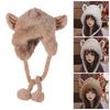 Warm Soft Fur Tiger Hat Winter Ear Protection Hat Cute Tiger Ears Hat  Women
