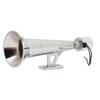 Car Air Horn Universal Rustproof 150DB Metal Loud Silver Truck Whistle Horn for 12V 24V Boat Yacht