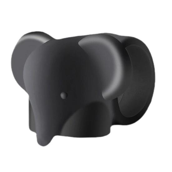 Fortune Cat Door Stopper Wall Protector Shock Absorbing Elephant Door Stops Wall Shield Cushion Adhesive Free Wall Bumper Guard for Door Handle