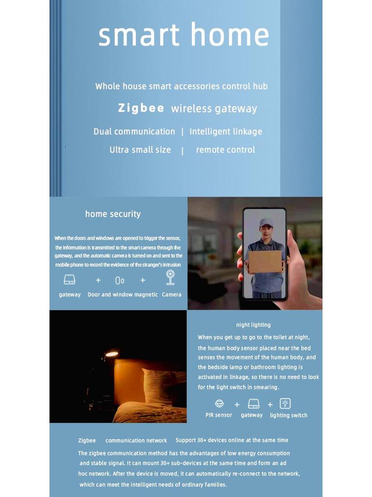 Graffiti Zigbee Smart Home Central Control Gateway Host