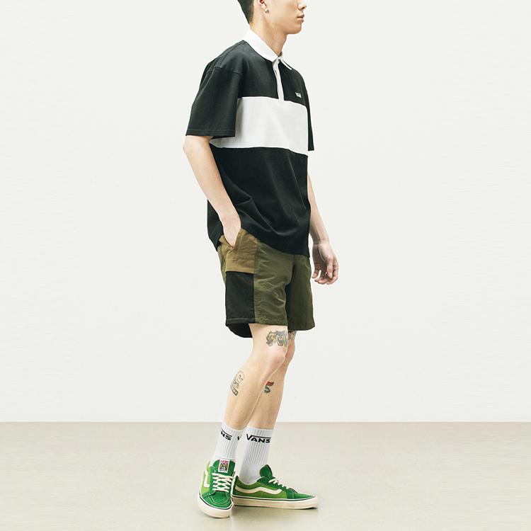 Vans Шорты-карго мужские Армейский зеленый Умеренные VN0A54E8ZD8
