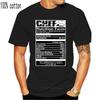 Chef Shirt - Chef Nutrition Facts T Shirts