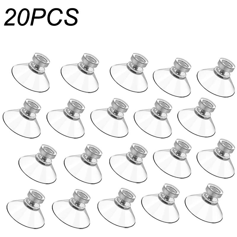 10 шт. прозрачных присосок, держатель для вакуумной присоски из ПВХ, пластиковые присоски с винтами для ванной комнаты, кухни, офисов