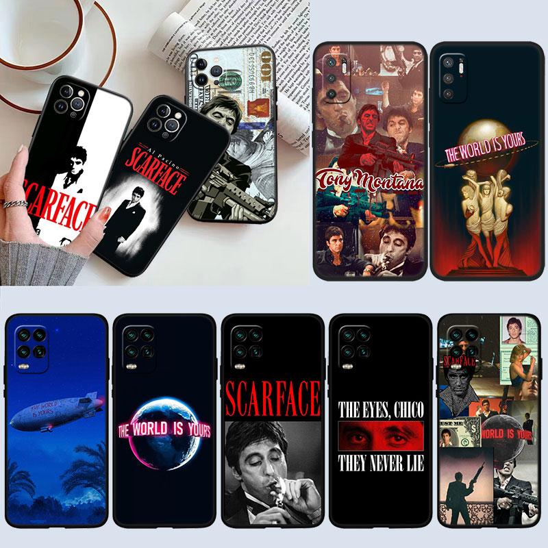 S-Scarfaces Shell Phone Case for Samsung Galaxy Note 10 20 S23 S24 S25 Ultra FE Plus Edge Lite A02S A35 A07 A17