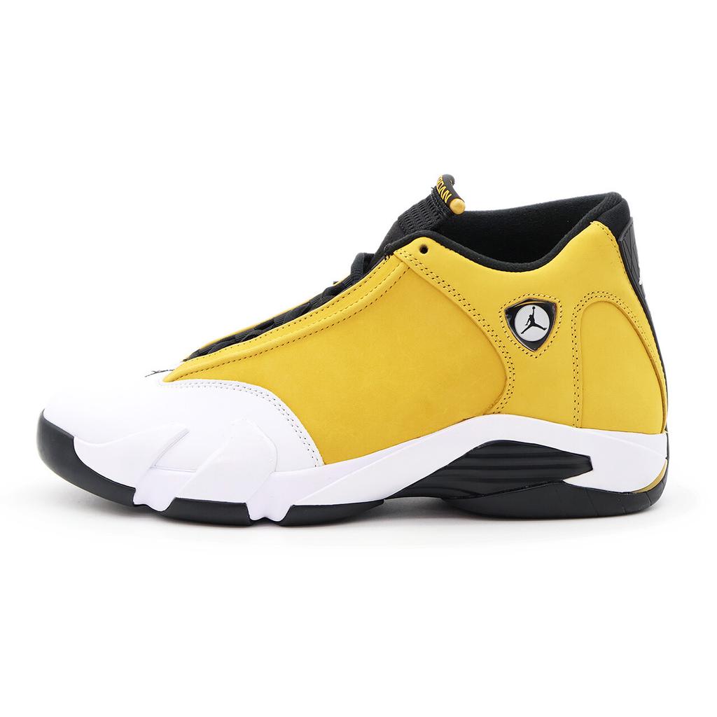 487471-701 Nike Air Jordan 14 Retro Светлый имбирь Черный Белый (Мужской)