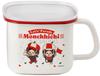 Fuji Enamel Monchhichi Miso Pot, 1.5L, Let's! Parade Pattern, MN50AKP