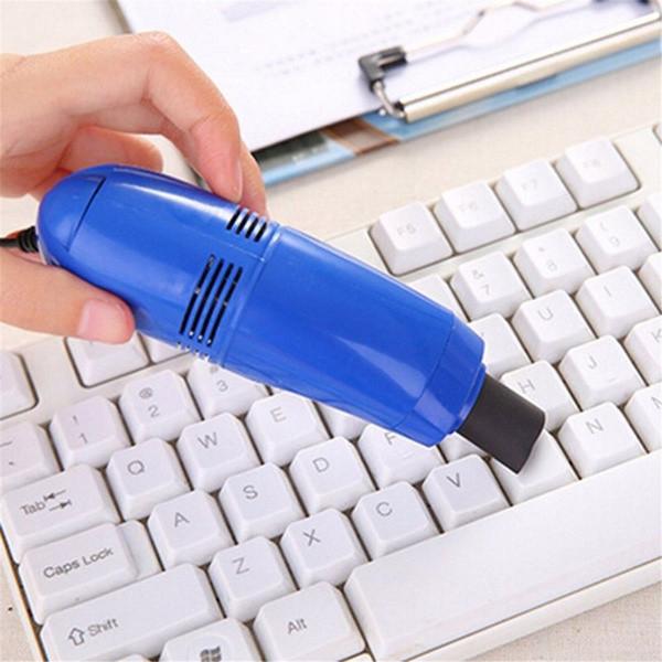 Мини-пылесос для клавиатуры USB с чистящей щеткой для обслуживания ноутбуков и компьютеров