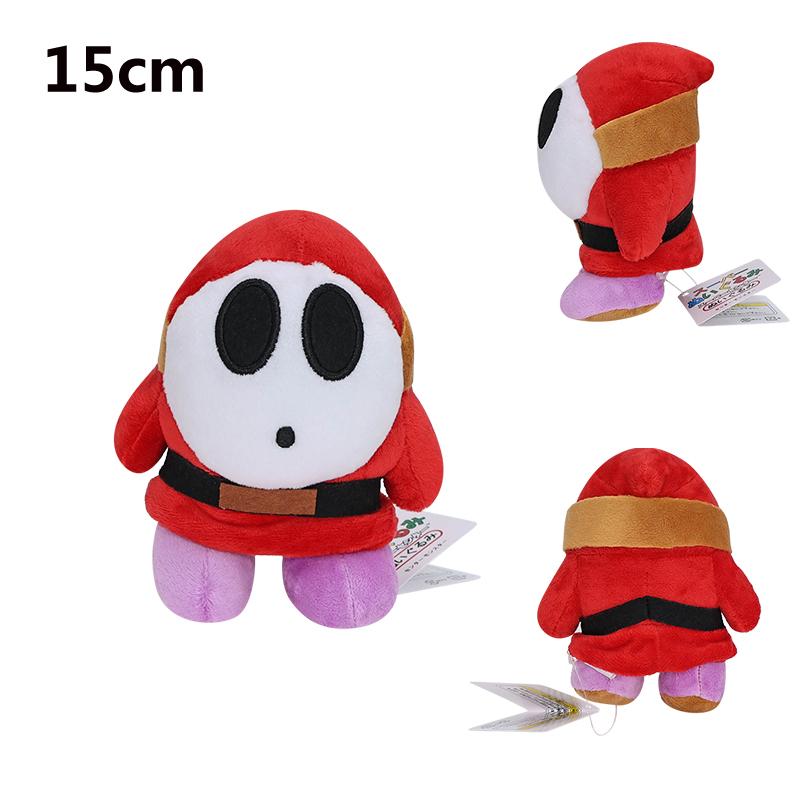 Cartoon Plush Toy Bullet Bill Shy Guy Waluigi Wario Donkey Kong King Boo Spiny Dry Bones Anime Stuffed Doll Peluche Toys Gift