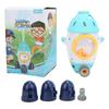 Space Rocket Spray Toy Rotatable Splash Water Toy Kids Summer Tool for ParkGarden Yard