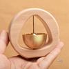 Brass Dopamine Doorbell Wooden Bell Entrance Wind Chime Japanese Housewarming Gift Entrance Pendant
