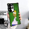 Мультяшный Чехол-Бампер Homer Simpson для Samsung Galaxy S26 Ultra S25 Edge S24 FE S23 Plus S22 S21 + S20 С покрытием Защита от падения