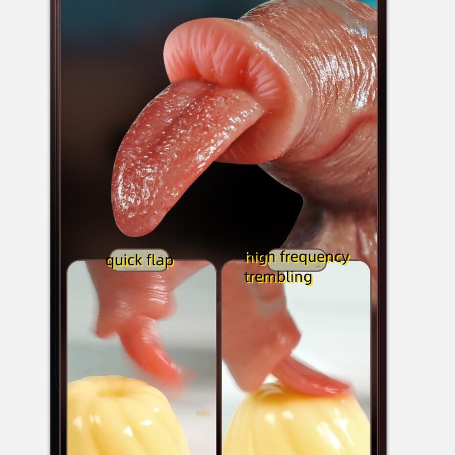 Пульт Дистанционного Управления Фаллоимитатор Пенис Женская Мастурбация Лесбийские Секс-Игрушки Масштабирование Нагрев Вибратор Жидкий Силикон Настоящие Вены Облизывание Языка Клитор Пинч Мяч