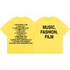 Charli Xcx Music Fashion Film Print T-shirt Men Women Clothing Rock Hip Hop T-shirts Summer Casual Cotton Short Sleeve T Shirt