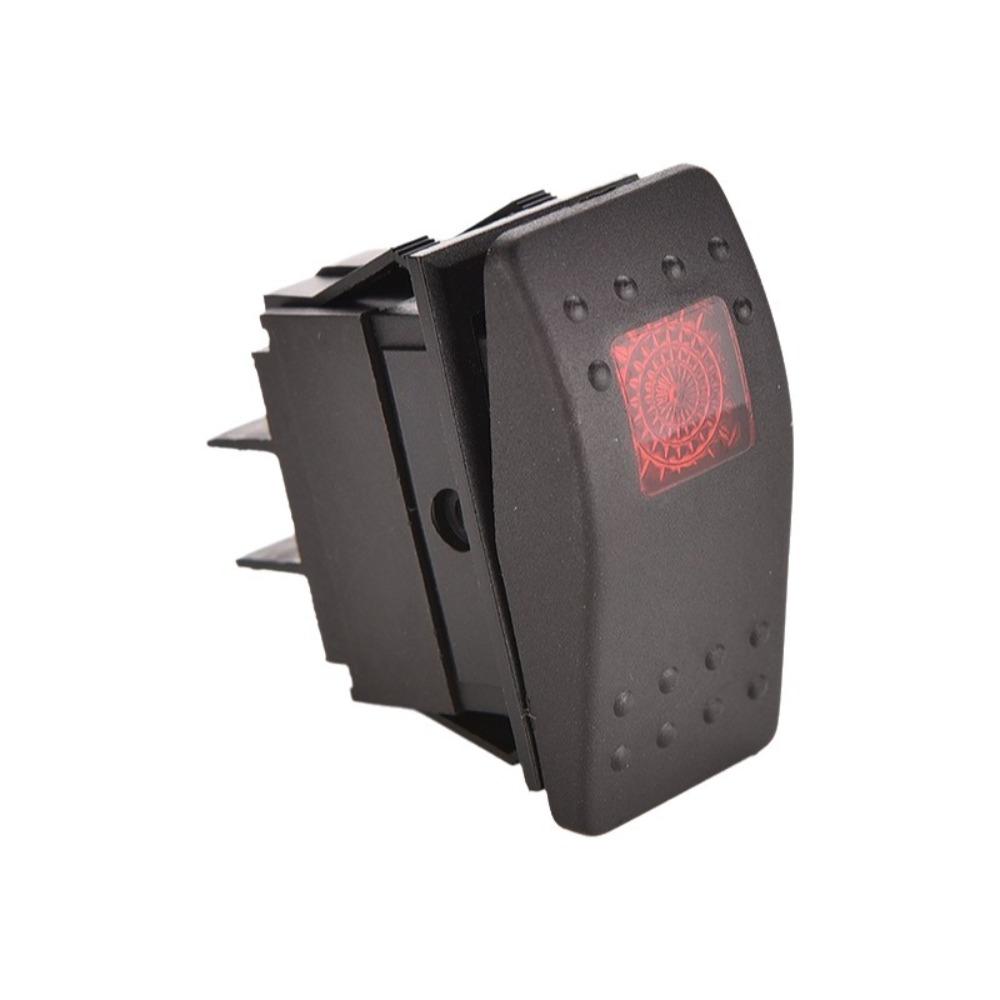 DPST Boat Rocker Switch 12V 20A Waterproof Rocker Switch Lamp Toggle Switch Button For Truck