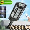 Newest Solar LED Lights 9900LM Outdoor Solar Lamp Of Motion Sensor 4 Mode Waterproof IP65 Solar Garden Light Street Yard Lanter